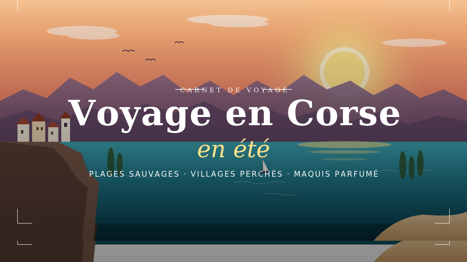 Voyage en Corse en été