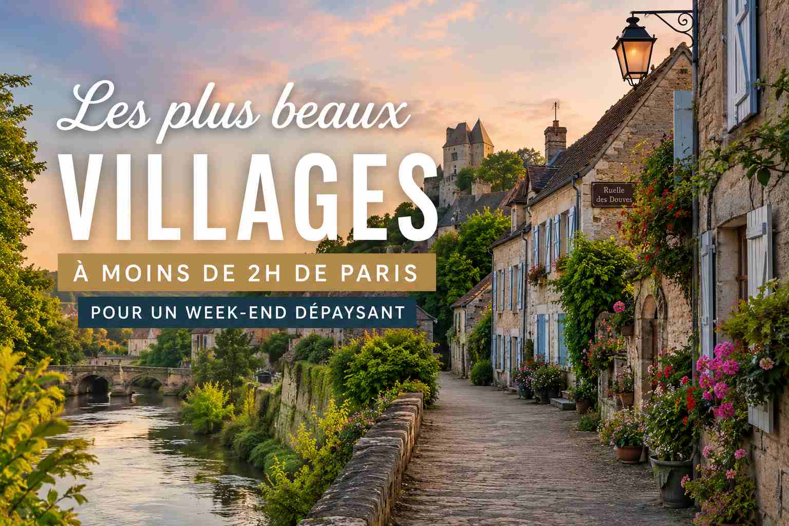 Les plus beaux villages à moins de 2h de Paris